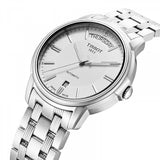 Tissot T Classic Automatic III Day Date White Dial Silver Steel Strap Watch for Men - T065.930.11.031.00 Authentic Buy Shop Now