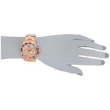 Michael Kors Everest Chronograph Rose Gold Dial Rose Gold Steel Strap Watch For Women - MK5755 Authentic Buy Shop Now