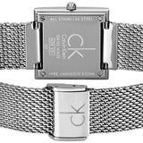 Calvin Klein Mark Black Dial Silver Mesh Bracelet Watch for Women - K3R23121 Authentic Buy Shop Now