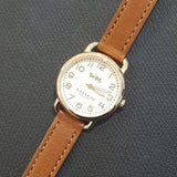 Coach Delancey Cream Dial Brown Leather Strap Watch For Women - 14502751 Authentic Buy Shop Now