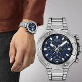 Tissot T Race Chronograph Blue Dial Silver Steel Strap Watch For Men - T141.417.11.041.00 Authentic Buy Shop Now