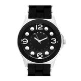 Marc Jacobs Pelly Black Dial Black Silicone Strap Watch for Women - MBM2544 Authentic Buy Shop Now