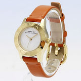 Marc Jacobs Mini Blade White Dial Brown Leather Strap Watch for Women - MBM1219 Authentic Buy Shop Now