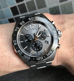 Tag Heuer Formula 1 Anthracite Dial Silver Steel Strap Watch for Men - CAZ1011.BA0842 Authentic Buy Shop Now