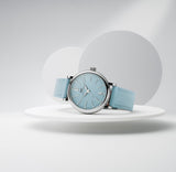 IWC Portofino Automatic Blue Dial Blue Leather Strap Watch for Women - IW357416 Authentic Buy Shop Now