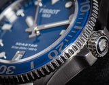 Tissot Seastar 1000 Lady Blue Dial Silver Steel Strap Watch For Women - T120.210.11.041.00 Authentic Buy Shop Now