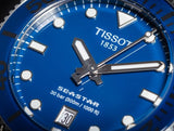 Tissot Seastar 1000 Lady Blue Dial Silver Steel Strap Watch For Women - T120.210.11.041.00 Authentic Buy Shop Now