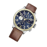 Tommy Hilfiger Sport Multifunction Blue Dial Brown Leather Strap Watch for Men - 1791137 Authentic Buy Shop Now