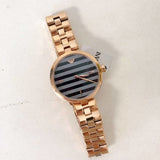 Emporio Armani Arianna Quartz Grey Dial Rose Gold Steel Strap Watch For Women - AR11220 Authentic Buy Shop Now