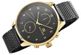 Tommy Hilfiger Chase Quartz Black Dial Black Mesh Bracelet Watch for Men - 1791580 Authentic Buy Shop Now