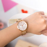 Fossil Jacqueline Mother of Pearl White Dial Gold Mesh Strap Watch for Women - ES4352 Authentic Buy Shop Now