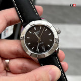 Tissot PR 100 Sport Quartz Black Dial Black Leather Strap Watch For Men - T101.610.16.051.00 Authentic Buy Shop Now