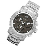 Burberry Utilitarian Chronograph Black Dial Silver Steel Strap Watch For Men - BU9800 Authentic Buy Shop Now