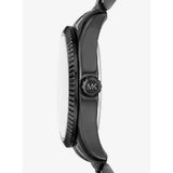 Michael Kors Lexington Lux Black Dial Black Steel Strap Watch For Women - MK7442 Authentic Buy Shop Now