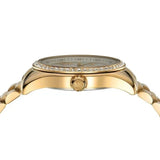 Michael Kors Lexington Mother of Pearl White Dial Gold Steel Strap Watch for Women - MK1079 Authentic Buy Shop Now