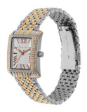 Michael Kors Emery Three-Hand White Dial Two Tone Steel Strap Watch for Women - MK4744 Authentic Buy Shop Now