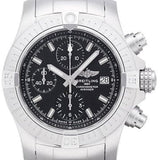 Breitling Avenger Chronograph 43 Black Dial Silver Steel Strap Watch for Men - A13385101B1A1 Authentic Buy Shop Now