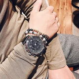 Guess Pursuit Chronograph Brown Dial Brown Leather Strap Watch for Men - W0500G3 Authentic Buy Shop Now