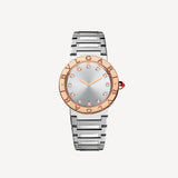 Bvlgari Bvlgari Bvlgari Lady Diamonds Silver Dial Silver Steel Strap Watch for Women - BVLGARI103577 Authentic Buy Shop Now