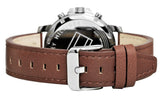 Tommy Hilfiger Landon Chronograph White Dial Brown Leather Strap Watch for Men - 1791531 Authentic Buy Shop Now