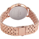 Coach Delancey Mother of Pearl White Dial Rose Gold Steel Strap Watch for Women - 14502479 Authentic Buy Shop Now