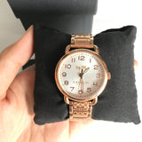 Coach Delancey White Dial Rose Gold Steel Strap Watch for Women - 14502497 Authentic Buy Shop Now