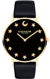 Coach Perry Black Dial Black Leather Strap Watch for Women - 14503042 Authentic Buy Shop Now