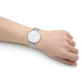 Coach Perry White Dial Silver Mesh Bracelet Watch for Women - 14503124 Authentic Buy Shop Now