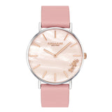 Coach Perry Mother of Pearl Pink Dial Pink Leather Strap Watch for Women - 14503244 Authentic Buy Shop Now