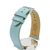 Coach Perry Mother of Pearl White Dial Blue Leather Strap Watch for Women - 14503271 Authentic Buy Shop Now
