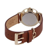 Coach Perry Analog Gold Dial Brown Leather Strap Watch for Women - 14503331-C Authentic Buy Shop Now