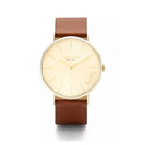 Coach Perry Gold Dial Brown Leather Strap Watch for Women - 14503331 Authentic Buy Shop Now