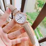 Coach Madison Diamonds White Dial Beige Leather Strap Watch for Women - 14503394 Authentic Buy Shop Now
