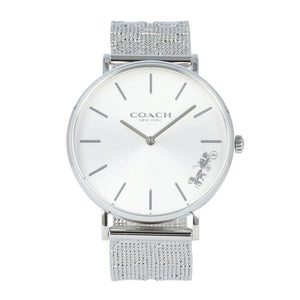 Coach Perry Silver Dial Silver Mesh Bracelet Watch for Women - 14503341 Authentic Buy Shop Now