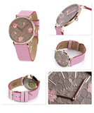 Coach Perry Floral Motif Fawn Dial Pink Leather Strap Watch for Women - 14503442 Authentic Buy Shop Now