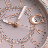 Coach Preston Pink Dial Pink Steel Strap Watch for Women - 14503463 Authentic Buy Shop Now