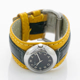 Marc Jacobs Black Dial Black Leather Strap Watch for Women - MBM1071 Authentic Buy Shop Now