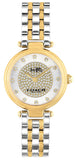 Coach Park Silver Dial Two Tone Steel Strap Watch for Women - 14503643 Authentic Buy Shop Now