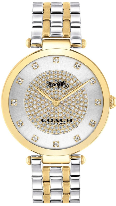 Coach Park Silver Dial Two Tone Steel Strap Watch for Women - 14503645 Authentic Buy Shop Now