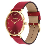 Coach Perry Red Dial Red Leather Strap Watch for Women - 14503722 Authentic Buy Shop Now