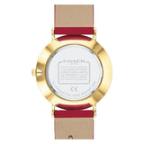 Coach Perry Red Dial Red Leather Strap Watch for Women - 14503722 Authentic Buy Shop Now