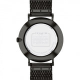 Coach Charles Black Dial Black Mesh Bracelet Watch for Men - 14602148 Authentic Buy Shop Now