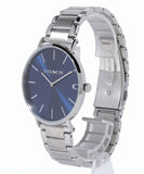 Coach Charles Blue Dial Silver Steel Strap Watch for Men - 14602429 Authentic Buy Shop Now