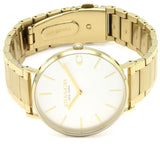 Coach Charles Silver Dial Gold Steel Strap Watch for Men - 14602430 Authentic Buy Shop Now