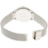Calvin Klein Minimalist Black Dial Silver Mesh Bracelet Watch for Men - K3M2112X Authentic Buy Shop Now