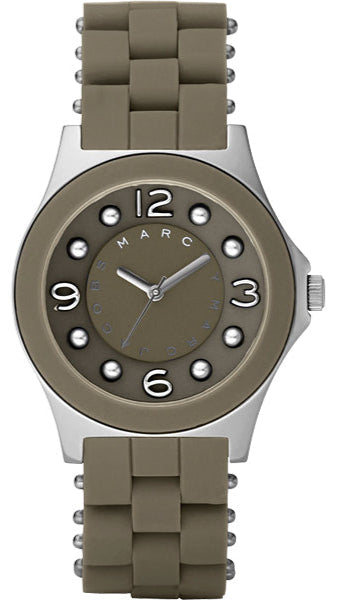 Marc Jacobs Pelly Grey Dial Grey Silicone Strap Watch for Women - MBM2539 Authentic Buy Shop Now