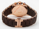 Emporio Armani Sportivo Chronograph Brown Dial Brown Silicone Strap Watch For Men - AR5891 Authentic Buy Shop Now