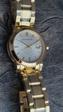 Burberry The City White Dial Gold Steel Strap Watch for Women - BU9103 Authentic Buy Shop Now