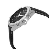 Tissot PR 100 Sport Quartz Chronograph Black Dial Black Leather Strap Watch For Men - T101.617.16.051.00 Authentic Buy Shop Now