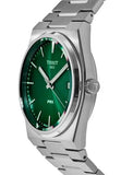 Tissot PRX Green Dial Silver Steel Strap Watch For Men - T137.410.11.091.00 Authentic Buy Shop Now
